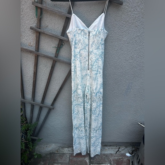 Alice and Olivia Shanti Printed Eyelet Jumpsuit - Picture 8 of 11